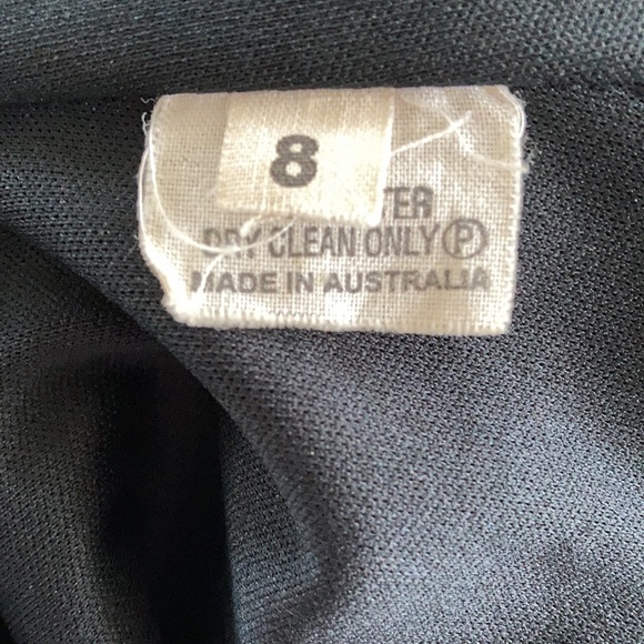 Vintage 90’s stretch burgundy Gown with metallic sheen Size 10 - Picture 11 of 13